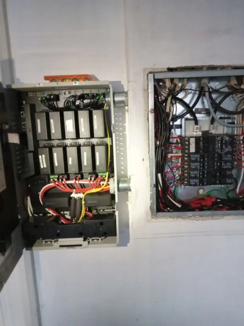 Electrical panel upgrade completed for Indoor Lighting Installation in Archer Lodge
